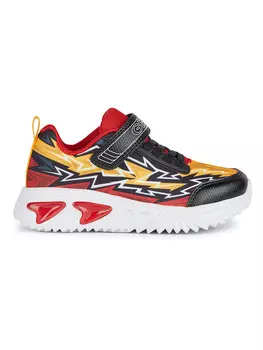 Кроссовки на шнуровке Geox Sneakers Lights - Assister, цвет Schwarz/Bunt