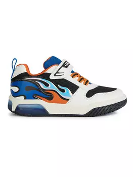 Кроссовки на шнуровке Geox Sneakers Lights - Inek, цвет Wei/Bunt
