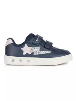 Кроссовки на шнуровке Geox Sneakers Lights - Skylin, темно-синий