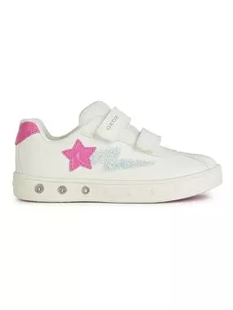 Кроссовки на шнуровке Geox Sneakers Lights - Skylin, цвет Wei/Pink
