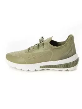 Кроссовки на шнуровке Geox Sneakers Spherica Actif, цвет Khaki/Wei