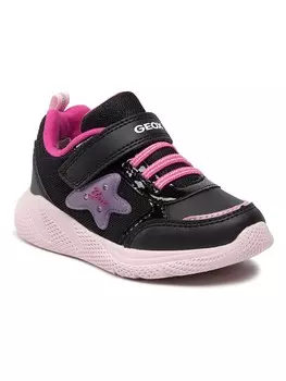 Кроссовки на шнуровке Geox Sneakers Sprintye, цвет Schwarz/Pink