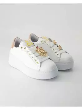 Кроссовки на шнуровке GIO+, белый