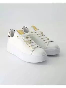 Кроссовки на шнуровке GIO+, бежевый