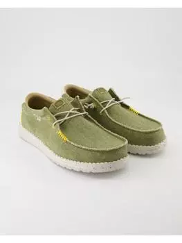 Кроссовки на шнуровке Hey Dude, зеленый