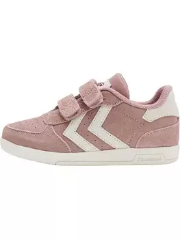 Кроссовки на шнуровке Hummel Klettverschluss Sneaker Victory Suede Kinder, цвет WOODROSE