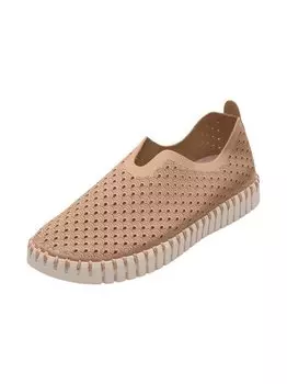 Кроссовки на шнуровке Ilse Jacobsen, бежевый