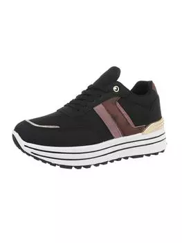 Кроссовки на шнуровке Ital-Design, черный