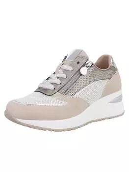 Кроссовки на шнуровке Ital-Design, цвет beige und gold