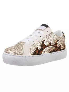 Кроссовки на шнуровке Ital-Design, цвет gold und braun