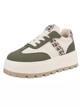 Кроссовки на шнуровке Ital-Design, цвет grn und beige