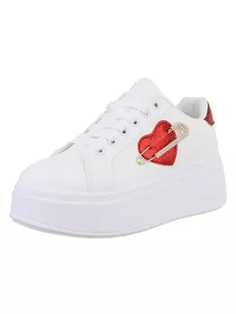 Кроссовки на шнуровке Ital-Design, цвет wei und rot