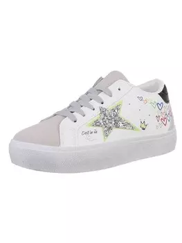 Кроссовки на шнуровке Ital-Design Freizeitschuh, цвет Wei und Schwarz