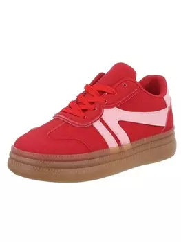 Кроссовки на шнуровке Ital-Design, красный