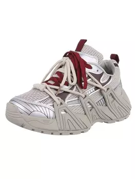 Кроссовки на шнуровке Ital-Design, серебряный