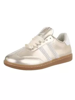 Кроссовки на шнуровке Ital-Design, золотой