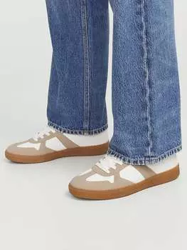 Кроссовки на шнуровке Jack & Jones, цвет beige/wei