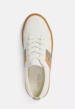 Кроссовки на шнуровке JANSON II LEATHER TRAINER Ralph Lauren, белый