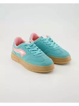 Кроссовки на шнуровке Kangaroos, зеленый