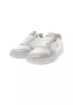 Кроссовки на шнуровке KOSMO U.S. Polo Assn., серебристого цвета