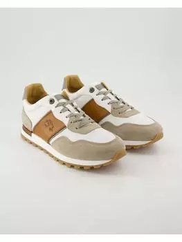 Кроссовки на шнуровке La Martina, бежевый