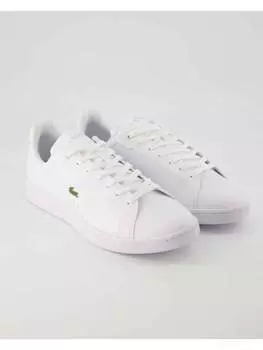 Кроссовки на шнуровке Lacoste, белый