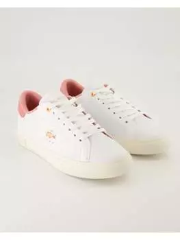 Кроссовки на шнуровке Lacoste, белый