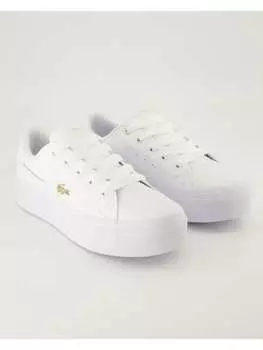 Кроссовки на шнуровке Lacoste, белый