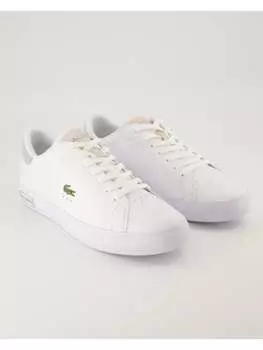 Кроссовки на шнуровке Lacoste, белый