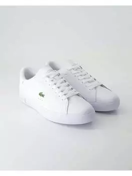 Кроссовки на шнуровке Lacoste, белый