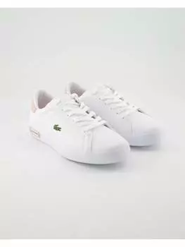 Кроссовки на шнуровке Lacoste, белый