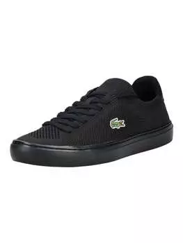 Кроссовки на шнуровке Lacoste, цвет schwarz/schwarz