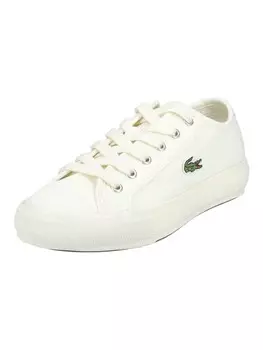 Кроссовки на шнуровке Lacoste, кремовый