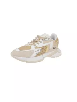 Кроссовки на шнуровке Lacoste, разноцветный