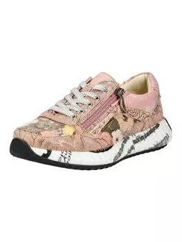 Кроссовки на шнуровке LAURA VITA, цвет puder