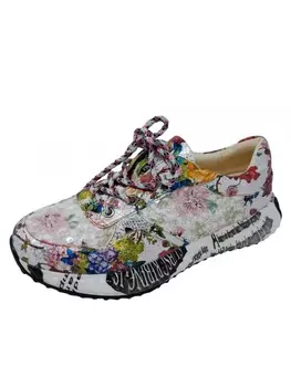 Кроссовки на шнуровке LAURA VITA, разноцветный