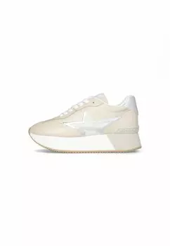 Кроссовки на шнуровке LIU JO PLATFORM SNEAKERS LIU JO, бежевый