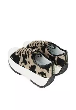 Кроссовки на шнуровке LOLA CASADEMUNT, черный