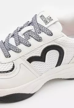 Кроссовки на шнуровке Love Moschino, разноцветный