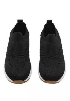 Кроссовки на шнуровке LUISB Mango Kids, черный