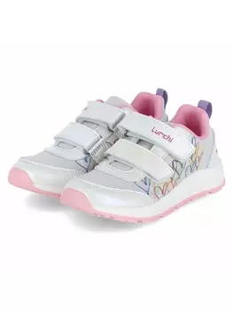 Кроссовки на шнуровке Lurchi, серебряный