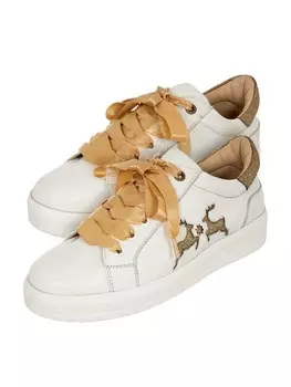 Кроссовки на шнуровке MADDOX, цвет wei-gold