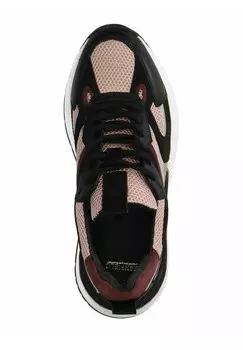 Кроссовки на шнуровке Manfield, черный