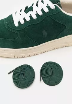 Кроссовки на шнуровке MASTERS COURT SUEDE SNEAKER Ralph Lauren, темно-зеленый