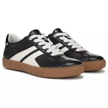 Кроссовки на шнуровке Medina от Naturalizer, черно-белая кожа