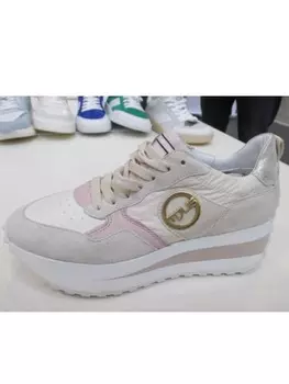 Кроссовки на шнуровке MJUS, бежевый