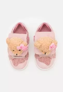 Кроссовки на шнуровке Monnalisa, светло-розовый