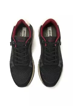 Кроссовки на шнуровке mtng, черный