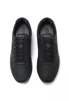 Кроссовки на шнуровке mtng, черный