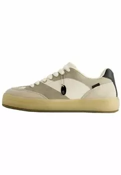 Кроссовки на шнуровке MULTIPIECE Bershka, песочный